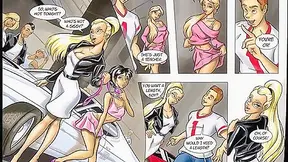 Blonde Futanari Goddesses Ignite Hot Shemale Adventures in Steamy Comic Art