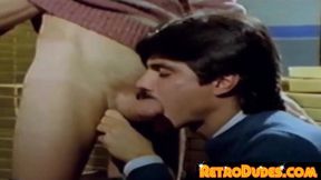 Cop joins retro gay party for raw penetration fun