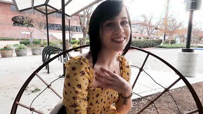POV cock sucking and pussy pumping of a lovely young lady