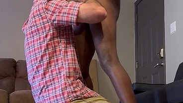 Old White Grandpa sucks young BBC