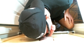 Construction Dad Cums At Gloryhole