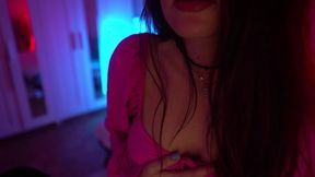 Most sensual experience Spit-  Nipple Play - Feet (ASMR)