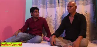 Step uncle helps his girlfriend share her beautiful body in a hot Indian