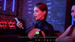 In Security Lesbian Is Blowing Two Dudes with Big Cocks in the Back Alley and Drinks Their Cum - Episode 29