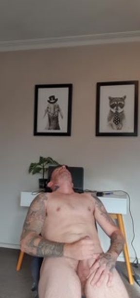 Working from home, cumming in the office