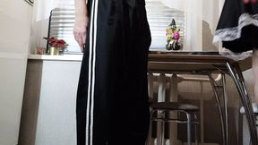 maid pleasures boss in the kitchen