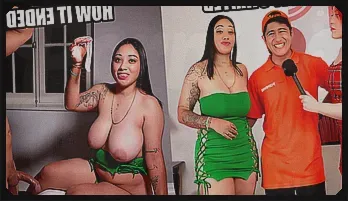 Big Natural Tits Latina Casting Call at Popeyes - Porn Scene with Fan 5 & 7 Milky Peru