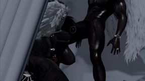 Ghetto Angel gets out by huge cock