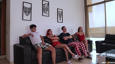 PART 2: I FUCK MY STEPMOM WHILE MY GIRLFRIEND AND STEPDAD WATCH TV