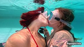 aquaphilias- misty rein samantha sinz lesbian dive buddies enjoy each other underwater on scuba