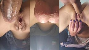 sophie de perrito pov estrellando pelotas con creampie, pequena puchita llena de leche