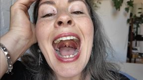 explore her wet, worm, sexy mouth aV