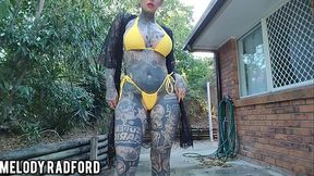 Outdoor walking naked and bikini   extra
