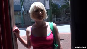 Pervs on Patrol - Hot Blonde Nora Saw Martin Taping Her Changing &amp; They Did Doggystyle in the Office, Finishes in Facial