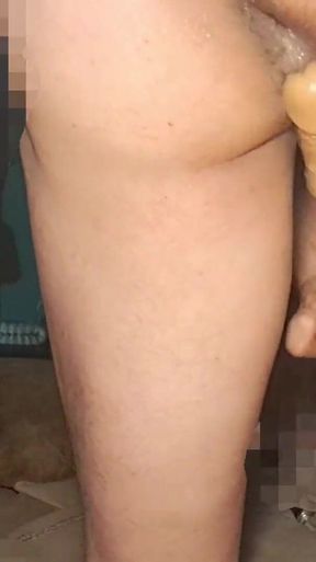 Masturbating with Dildo