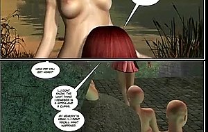 Mermaid rose 3d comic futanari
