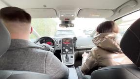 ”Alyson fucks with a driving dorm college girl!”