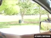 Hot wife Barbie Baja take big cock