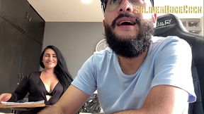 Hotwife wants my huge cock after interview
