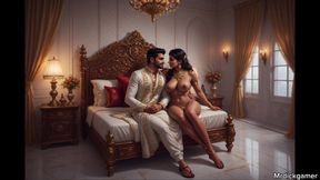 Indian bhabhi with plumber sucking dick and fucking in shower