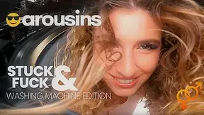 FUCK! I’m stuck again! Candice Demellza Stuck in the Washing Machine by Arousins