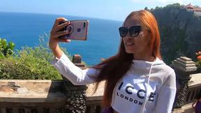 ”Bali vacation trip visiting a national park with sexy amateur sex once home”
