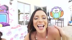 Deep Throat porn video featuring Janice Griffith and Ariella Ferrera