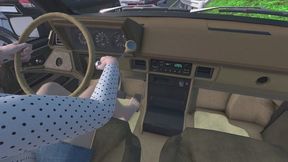 Dodge Caravan Cranking Template - Paige in Pantyhose 1080p