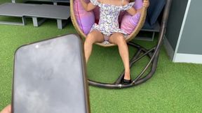 Public Vibrator Remote Control and Squirting Scene (Free)