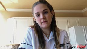 Devon&#039;s in Her Uniform, Taking Her Stepdad Deep