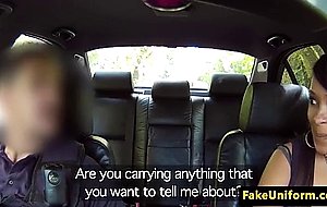 Dicksucking european babe pleasures cop cock