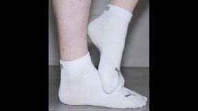 white puma ankle socks photoset