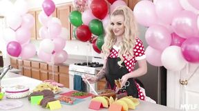 Stupefying Hyley Winters at cowgirl video