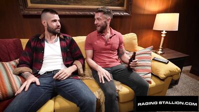 Jock Rails Straight Stud - Buck Richards, Zachary Minx - RagingStallion