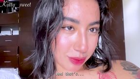 My Creamy Masturbation Before a Date with My Friends