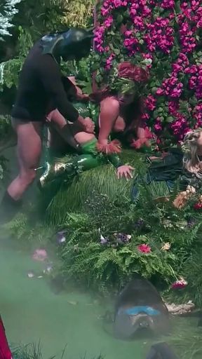 Sexy Forest Creatures Appear Out of Nowhere for a Mega Fuck!