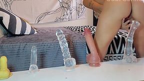 From Tiny 8CM to Monster 40CM: This Dick's So Big, She Takes It Standing