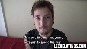 LecheLatinos.com - My hot cum spills on Manis pierced tongue