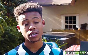 Lucky neighbor fucking Paisley Paige Asian teen muffin