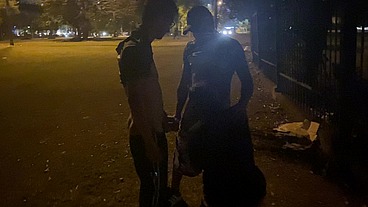 bareback latin gay sex in the street square
