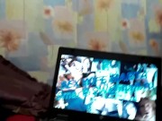 SexWife Marta congratulates the new year - in the process