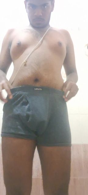 Desi Gay Daddy Strip and Edging (no Cum)