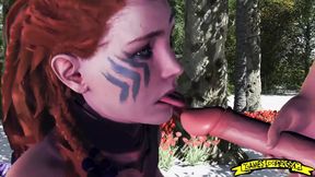 Aloy Horizon Zero Dawn 3D Hentai