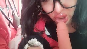 very big lips and very big burps with chantal