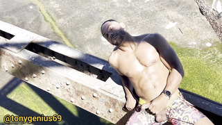 *CAUGHT* bating on the bridge