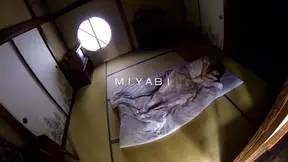 Hot milf in sexy lingerie Miyabi enjoys hardcore threesome sex 3