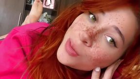 red hair and green eye color??