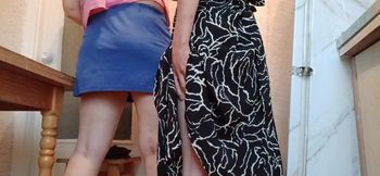 Small and Big Asses Tremble From Intense Orgasms