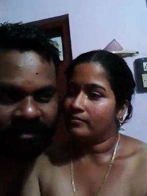 Tamil aunty enjoys a wild night with her desi nephew