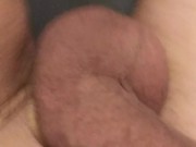 Pathetic Useless Abandoned Unnecessary Puckering Asshole Stuffed With Condom-Wrapped Glass Buttplug